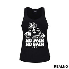 No Pain - No Gain - Goku - Dragon Ball - Majica