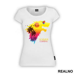 Summer Is Coming - Vivid Dire Wolf Sigil - Game Of Thrones - GOT - Majica