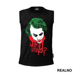 Why So Serious? Green And Red - Joker - Majica