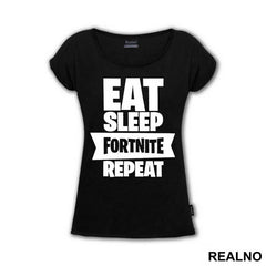 Eat, Sleep, Repeat - Big - Fortnite - Majica
