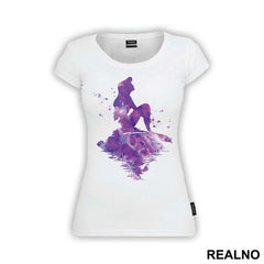 Mermaid Sitting On A Rock Silhouette - Sirene - Mermaid - Majica