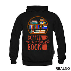 Coffee And A Good Book - Books - Čitanje - Knjige - Majica