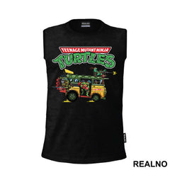 Turtle Van And Logo - Nindža Kornjače - Majica