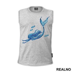 Swimming With Fishes - Sirene - Mermaid - Majica