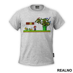 Super Mario - Nindža Kornjače - Majica