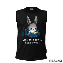 Life Is Short. Read Fast - Books - Čitanje - Knjige - Majica