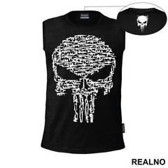 Guns - Skull - Punisher - Majica