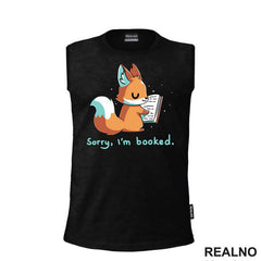 Sorry, I'm Booked - Cute Fox - Books - Čitanje - Knjige - Majica