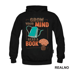 Grow Your Mind, Read A Book - Books - Čitanje - Knjige - Majica