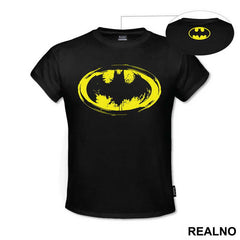 Mottled Yellow Logo - Batman - Majica