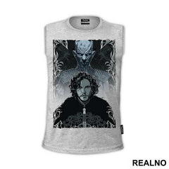 Jon Snow And White Walker - Game Of Thrones - GOT - Majica