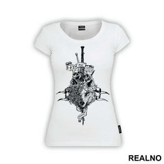 House Stark - Black Drawing - Winter Is Coming - Game Of Thrones - GOT - Majica