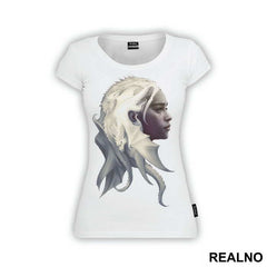 Daenerys Targaryen And Dragons - Grey - Game Of Thrones - GOT - Majica