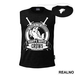 Night's Watch - Crows - The Sword In The Darkness, The Watcher On The Wall - Game Of Thrones - GOT - Majica