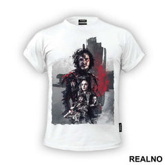 Stark Family - Jon, Sansa, Arya And Bran - Game Of Thrones - GOT - Majica