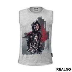 Stark Family - Jon, Sansa, Arya And Bran - Game Of Thrones - GOT - Majica