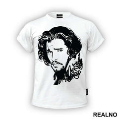 Jon Snow - Pencil Drawing - Game Of Thrones - GOT - Majica