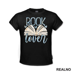 Book Lover - Blue And Cream - Books - Čitanje - Knjige - Majica
