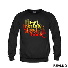Get Lost In A Good Book - Yellow And Orange - Colors - Books - Čitanje - Knjige - Majica