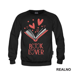 Book Lover - Pink Hearts - Books - Čitanje - Knjige - Majica