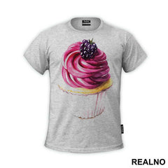 Purple Cupcake - Art - Majica