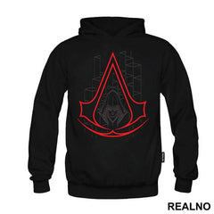 Red Hood And Grey Shapes - Assassin's Creed - Majica