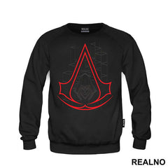 Red Hood And Grey Shapes - Assassin's Creed - Majica