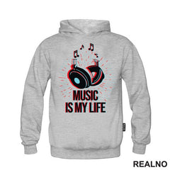 Music Is My Life - Notes - Muzika - Majica