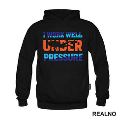 I Work Well Under Pressure - Orange - Diving - Ronjenje - Majica