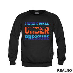 I Work Well Under Pressure - Orange - Diving - Ronjenje - Majica