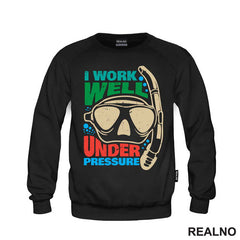 I Work Well Under Pressure - Bubbles - Diving - Ronjenje - Majica