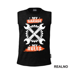 My Garage, My Rules - Orange - Radionica - Majstor - Majica