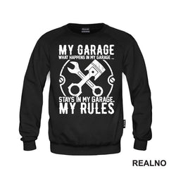 My Garage My Rules - What Happenes In My Garage, Stay In My Garage - Radionica - Majstor - Majica