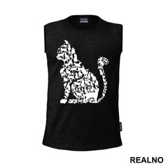 Cats Silhouette - Mačke - Majica
