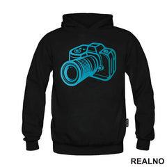 Blue Camera - Photography - Majica
