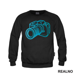 Blue Camera - Photography - Majica