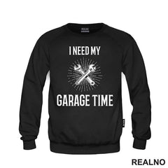 I Need My Garage Time - Lines And Wrench - Radionica - Majstor - Majica