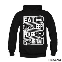 Eat, Sleep, Poker, Repeat - Symbols - Sport - Majica
