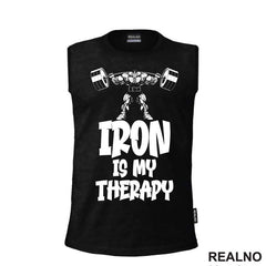 Iron Is My Therapy - Trening - Majica