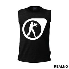 Black Target - Counter - Strike - CS - Majica