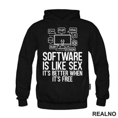 Software Is Like Sex. It's Better When It's Free - Geek - Majica