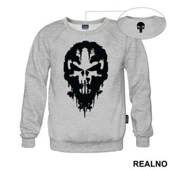 Dripping Black Skull - Punisher - Majica