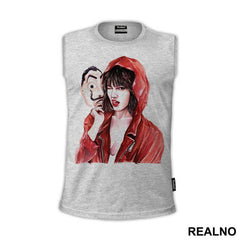 Tokio - Tokyo Wink Mask - La Casa de Papel - Money Heist - Majica