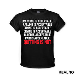 Quiting Is Not Acceptable - Trčanje - Running