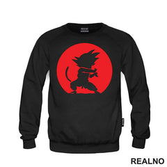 Casting Kamehameha - Shadow - Red Moon - Goku - Dragon Ball