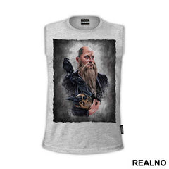 Ragnar, Skull and Crows - Drawing - Vikings