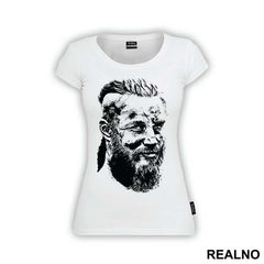Ragnar Lothbrok - Black Portrait - Vikings