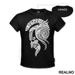 Helmet - Outline - Vikings