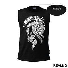Helmet - Outline - Vikings
