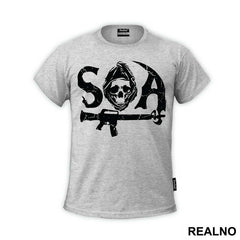 Logo And AK - 47 - Sons Of Anarchy - SOA